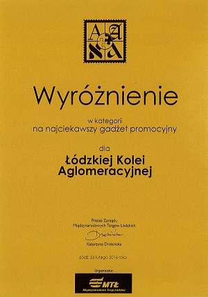 Wyróżnienie XXII Targi – Regiony Turystyczne NA STYKU KULTUR 27.02.2016